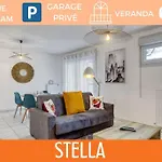 Daire Zenbnb / Stella / Proche Gare / Garage / Wifi /
