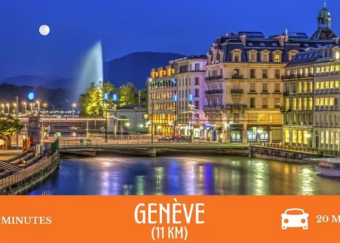 Zenbnb / Stella / Proche Gare / Garage / Wifi / Apartment Annemasse